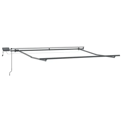 Marchiză Retractabilă Manuală cu LED 300x250 cm | VidaXL