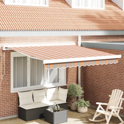 Marchiză Retractabilă Manuală Exterior 300x250 cm | Gratis