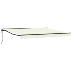 Marchiză Automată Retractabilă Crem 350x250 cm - Umbră 2