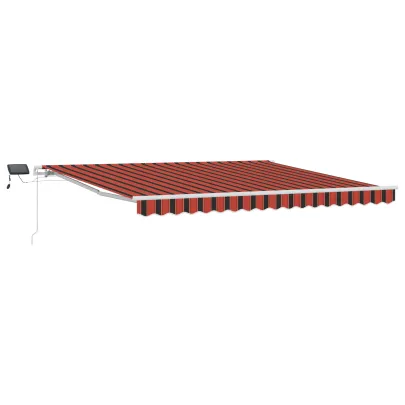 Marchiză Retractabilă Automată Antracit 350x250 cm