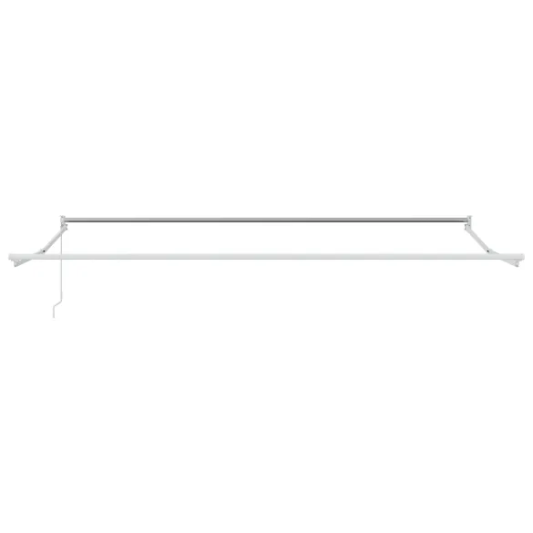 Marchiză retractabilă manuală 350x250 cm - Portocaliu/Maro