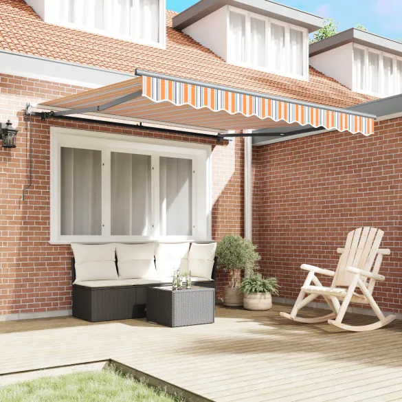 Marchiză Retractabilă Automată Exterior 350x250 cm | Livrare Gratuită
