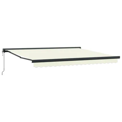 Marchiză Automată Exterior Crem 400x300 cm | Livrare Gratuită
