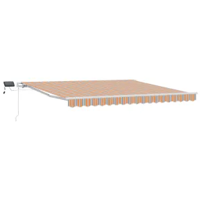 Marchiză Retractabilă Manuală Exterior 400x300 cm - Culori Vibrante 2