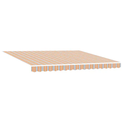 Prelată Retractabilă Automată 400x300 cm - Dungi Multicolore
