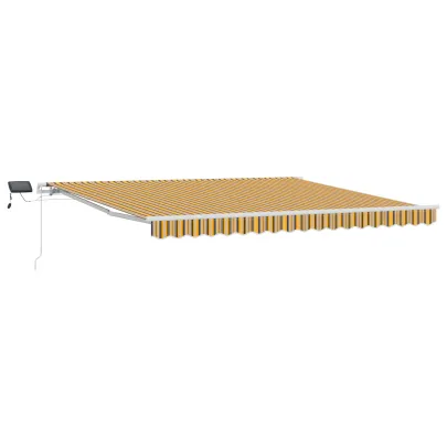 Marchiză Retractabilă Manuală cu LED-uri 400x300 cm | Gratis