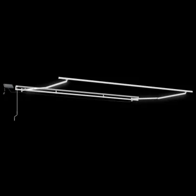 Marchiză Retractabilă Manuală cu LED-uri 400x300 cm | Gratis