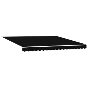 Marchiză Automată Retractabilă 4x3 m Negru | Protecție Exterior 2