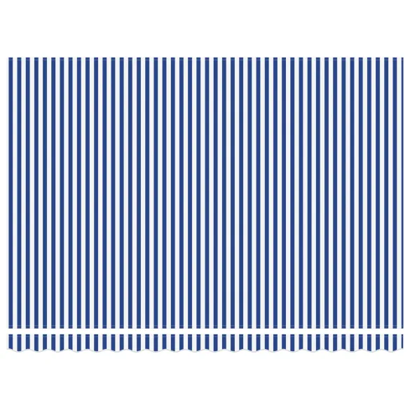 Marchiză Retractabilă Exterior 450x300 cm - Albastru-Alb