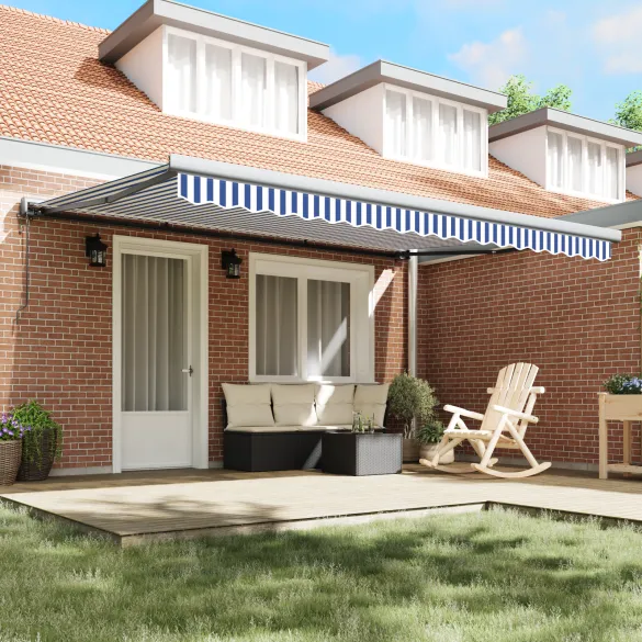 Marchiză Retractabilă Automată 450x300 cm - Umbră Exterioară
