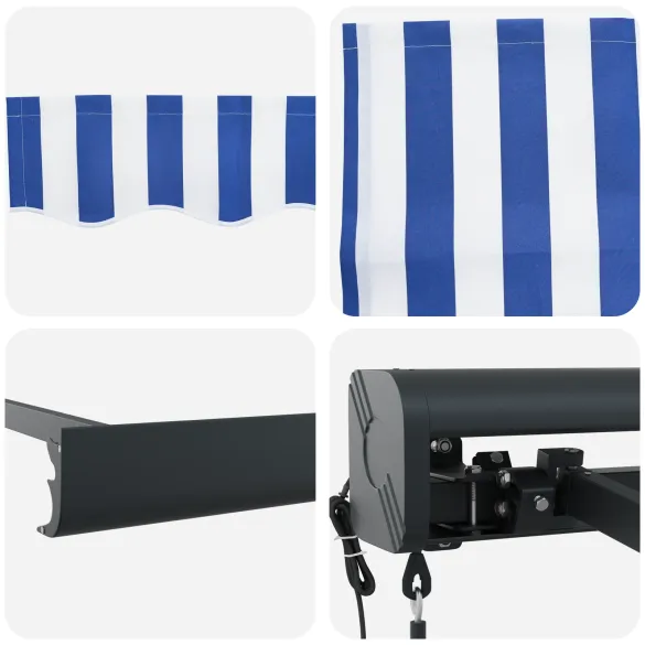 Marchiză Retractabilă Automată 450x300 cm - Umbră Exterioară