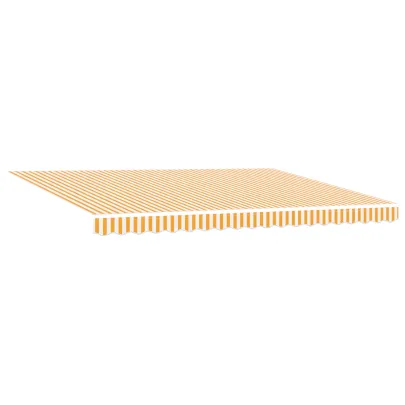 Marciză Retractabilă Automată 450x300 cm Portocaliu-Albă