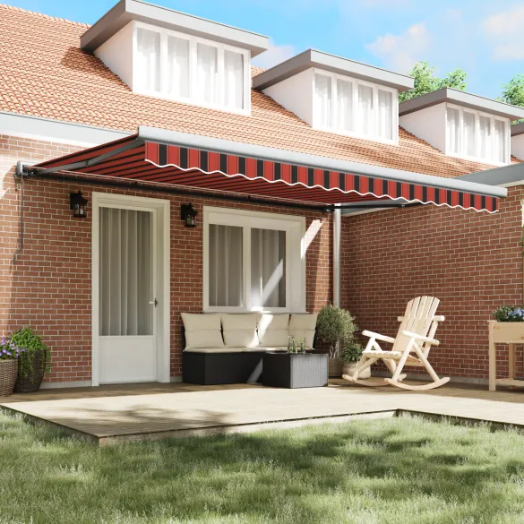 Marchiză Retractabilă Automată pentru Exterior 450x300 cm