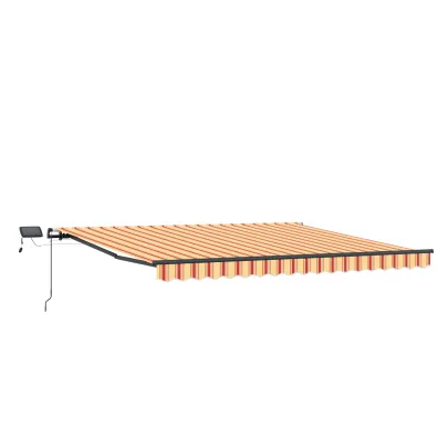 Marchiză Retractabilă cu LED pentru Exterior 450x300 cm