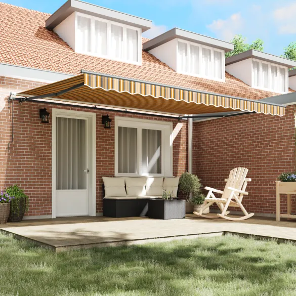 Marchiză Automată Retractabilă pentru Exterior 450x300 cm