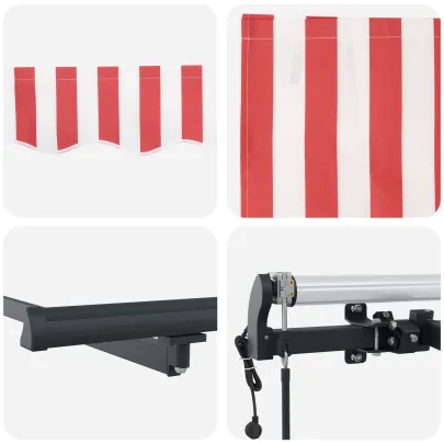 Marchiză Retractabilă Automată Exterior 450x350 cm | Livrare Gratuită