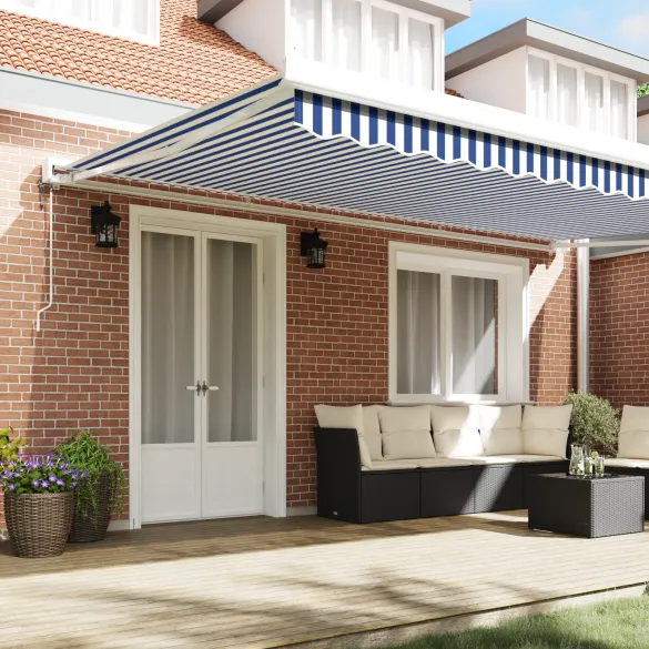 Marchiză Retractabilă Automată pentru Exterior 500x300 cm