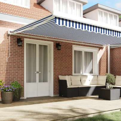 Marchiză Retractabilă Automată pentru Exterior 500x300 cm