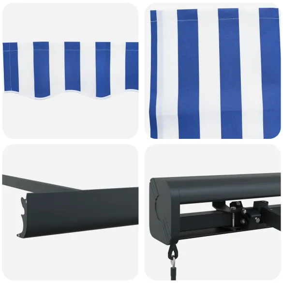 Tentă Retractabilă Manuală 5x3 m - Protecție Solară Externă