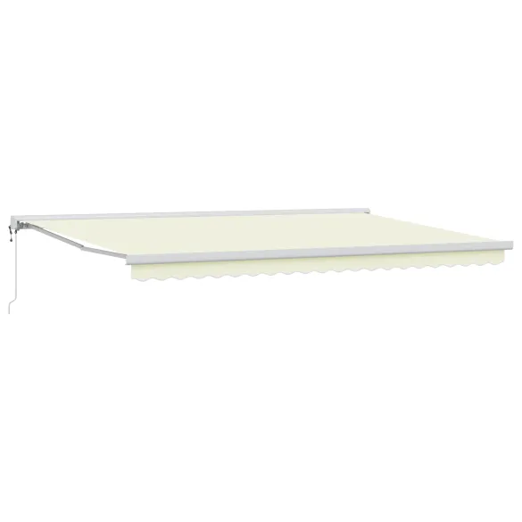 Marchiză Automată Retractabilă Crem 500x300 cm | vidaXL