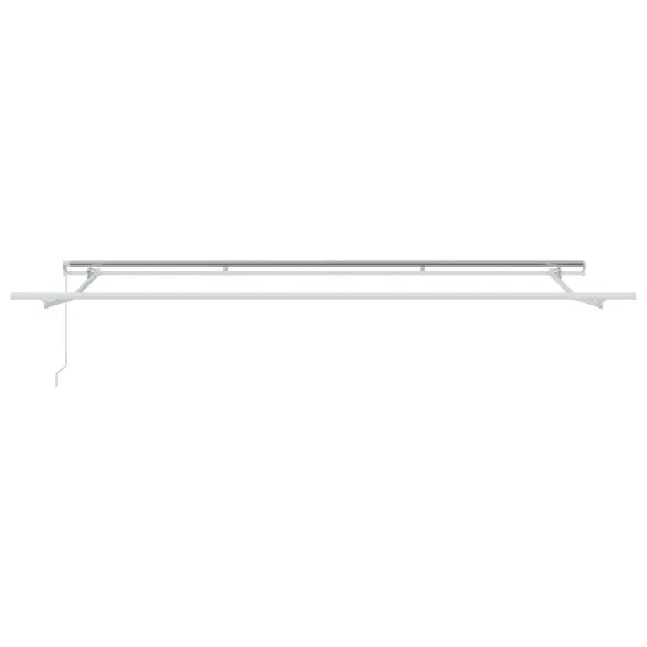 Marchiză Retractabilă Manuală 5x3m - Portocaliu/Maro