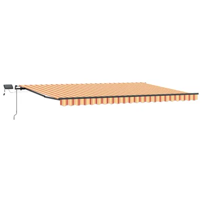 Marchiză Retractabilă cu LED pentru Exterior | 500x300 cm