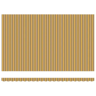 Marchiză Automată Exterior 500x350 cm - Dungi Multicolore