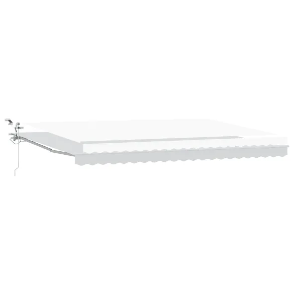 Marchiză Retractabilă Automată cu LED Alb 500x350 cm