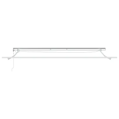 Marchiză Retractabilă Automată cu LED Alb 500x350 cm