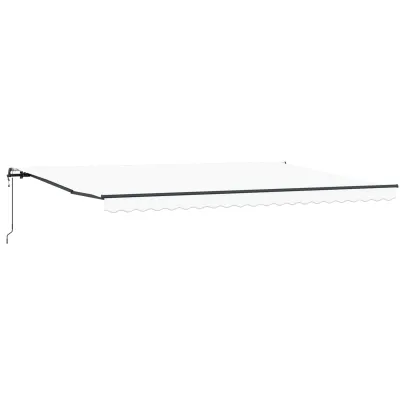 Marchiză Automată Retractabilă Albă 500x350 cm