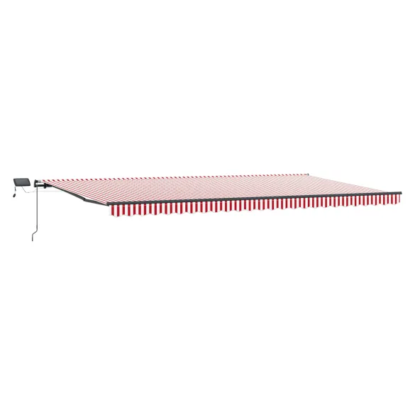 Marchiză Retractabilă Manuală cu LED 600x300 cm