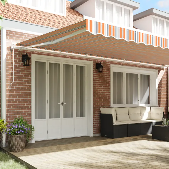 Marchiză Retractabilă Automată Exterior 600x300 cm | vidaXL