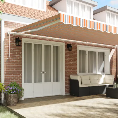 Marchiză Retractabilă Automată Exterior 600x300 cm | vidaXL