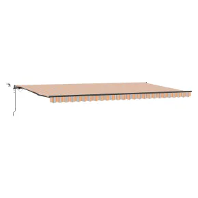 Marchiză Retractabilă Automată cu LED 600x300 cm | vidaXL 2