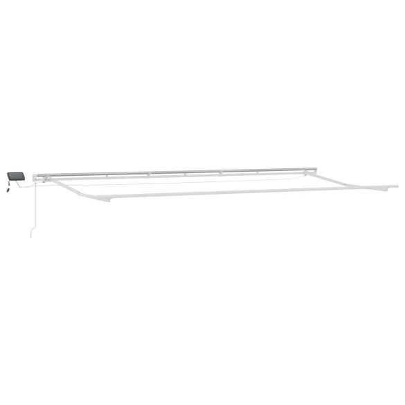 Markiză Manuală Retractabilă LED 600x300 cm - Livrare Gratuită