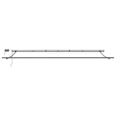 Marchiză Retractabilă Manuală cu LED Multicolor 600x300 cm