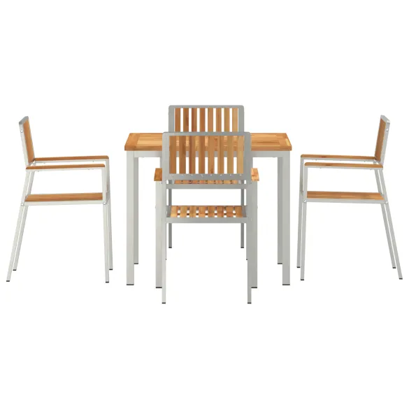 Set Dining Grădină Lemn Masiv de Tec | Comandă Acum