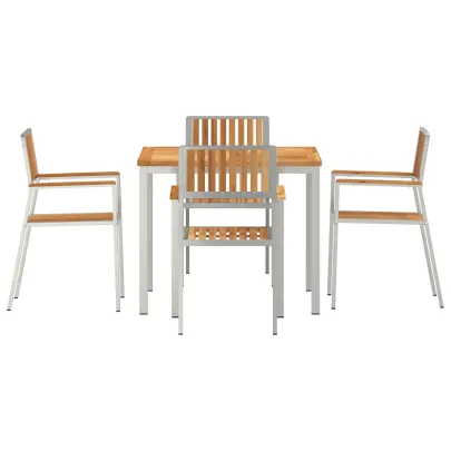 Set Dining Grădină Lemn Masiv de Tec | Comandă Acum