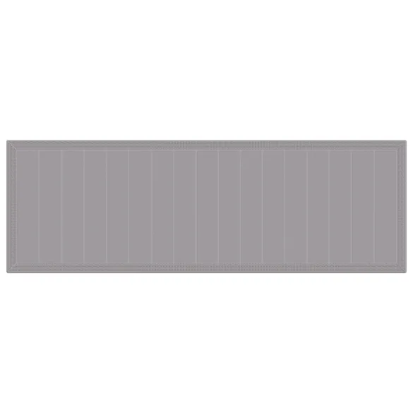 Masă Grădină Extensibilă Poly Rattan Gri | Livrare Gratuită