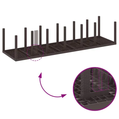 Masă Grădină Extensibilă 8 Persoane - Poli Ratan Maro