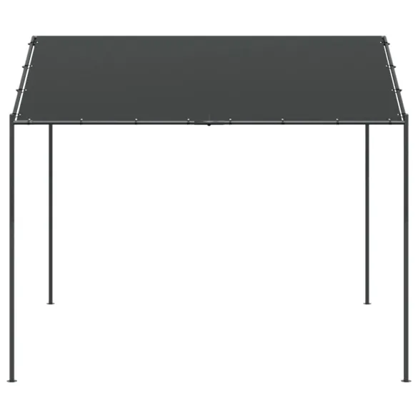 Cort Pavilion Antracit 4x4m - Oțel Rezistent și Textil