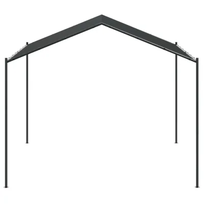 Cort Pavilion Antracit 4x4m - Oțel Rezistent și Textil