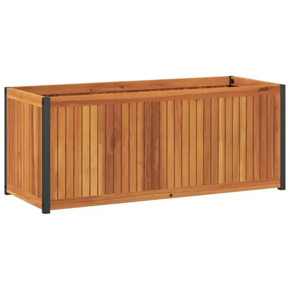Jardinieră Lemn Acacia pentru Grădină - 110x45x44 cm