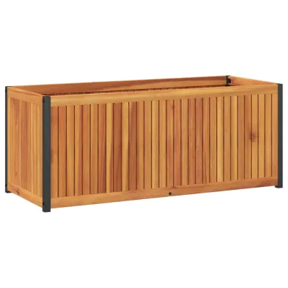 Jardinieră Lemn Acacia pentru Grădină - 110x45x44 cm