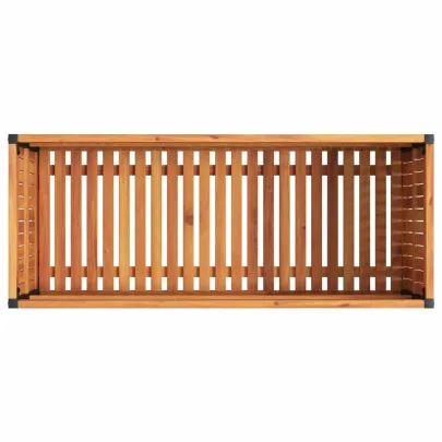 Jardinieră Lemn Acacia pentru Grădină - 110x45x44 cm