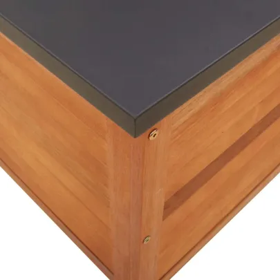 Ladă Depozitare Grădină - Lemn Eucalipt Masiv | Livrare Gratuită