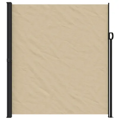 Copertină Laterală Retractabilă Bej 220x300 cm | Livrare Gratuită