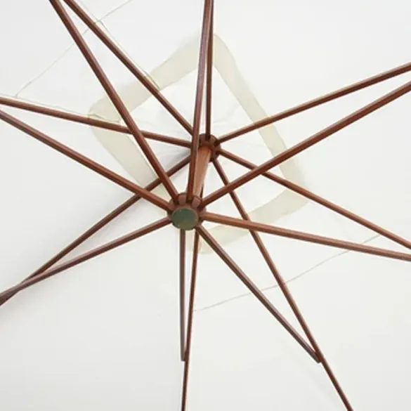 Umbrelă suspendată 300x400 cm alb - Livrare gratuită