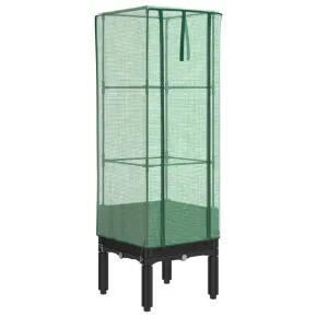 Strat Înălțat cu Seră Ratan - Protecție Plantă 2