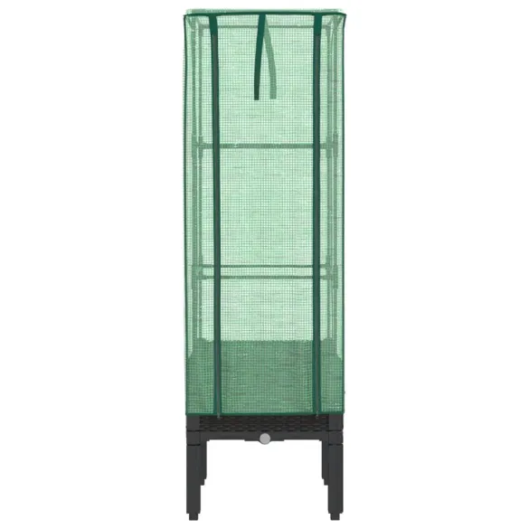 Strat Înălțat cu Seră Ratan - Protecție Plantă